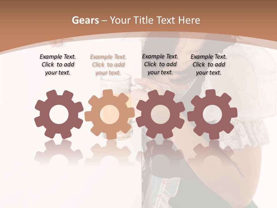 German Beautiful Cute PowerPoint Template