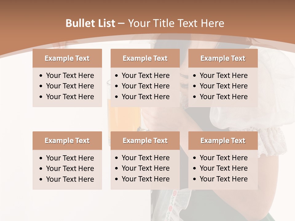 German Beautiful Cute PowerPoint Template