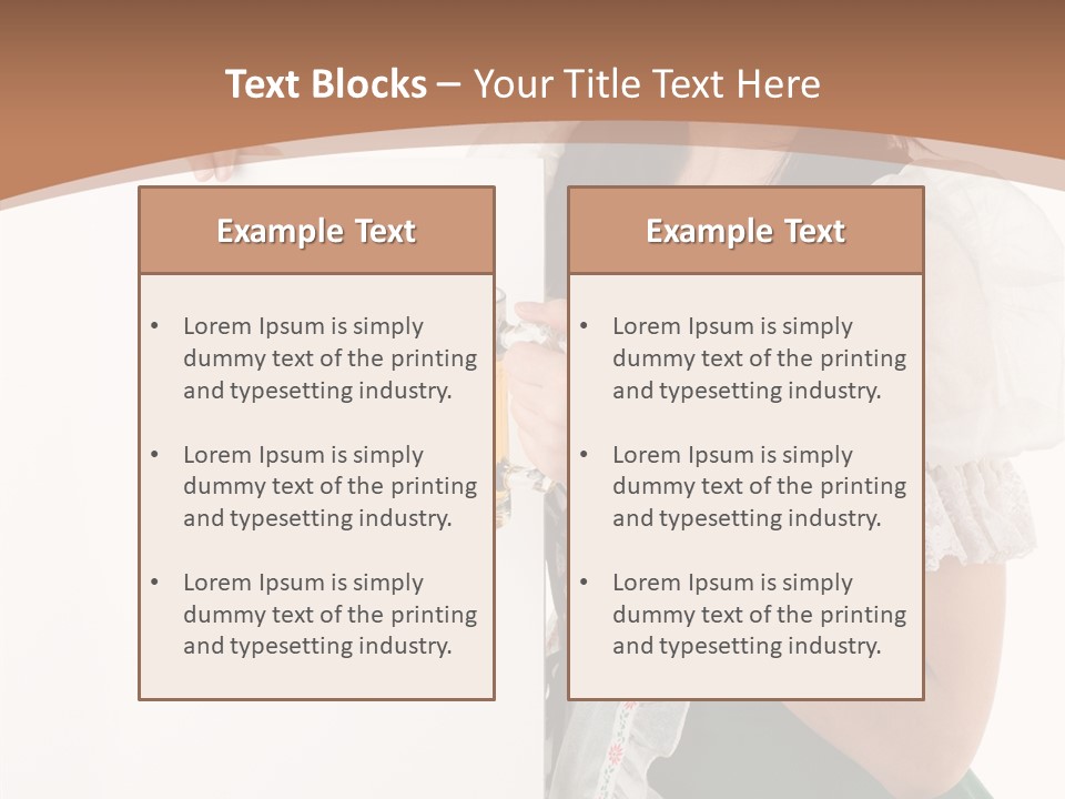 German Beautiful Cute PowerPoint Template