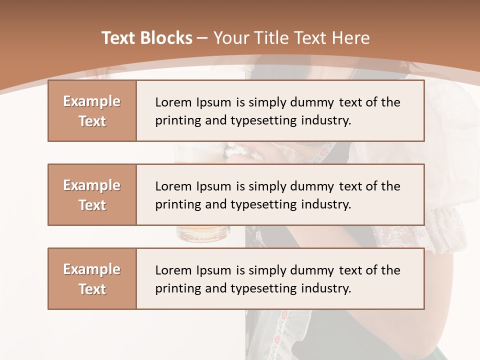 German Beautiful Cute PowerPoint Template