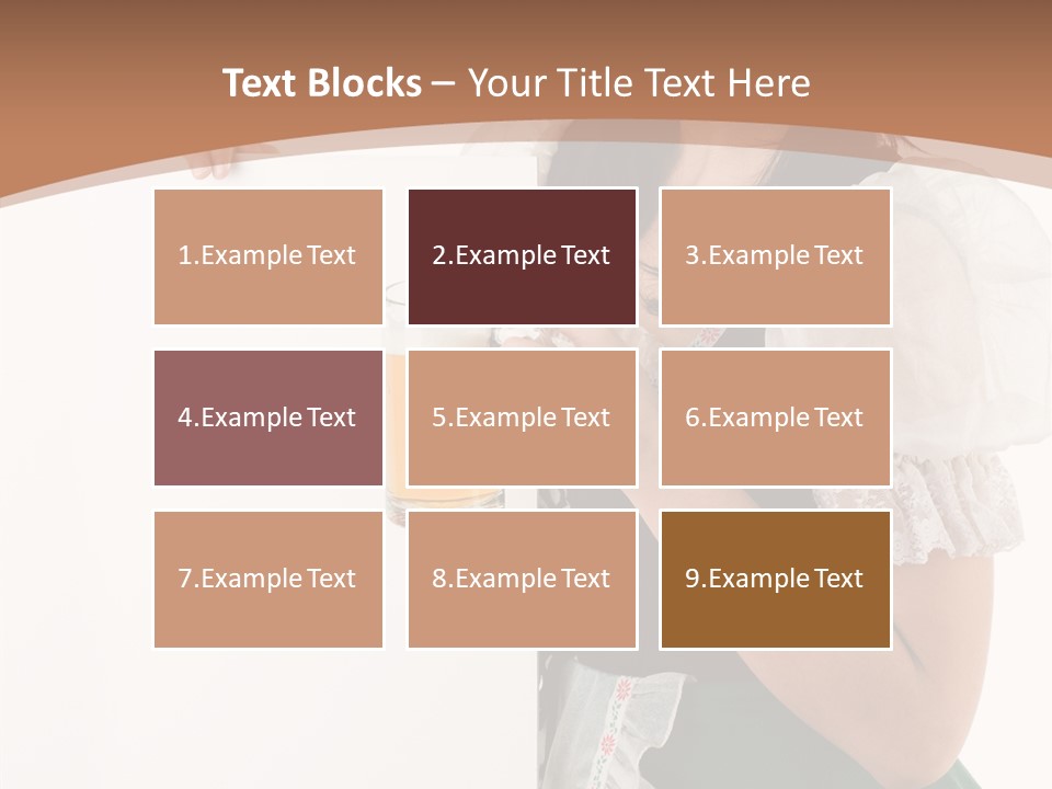 German Beautiful Cute PowerPoint Template