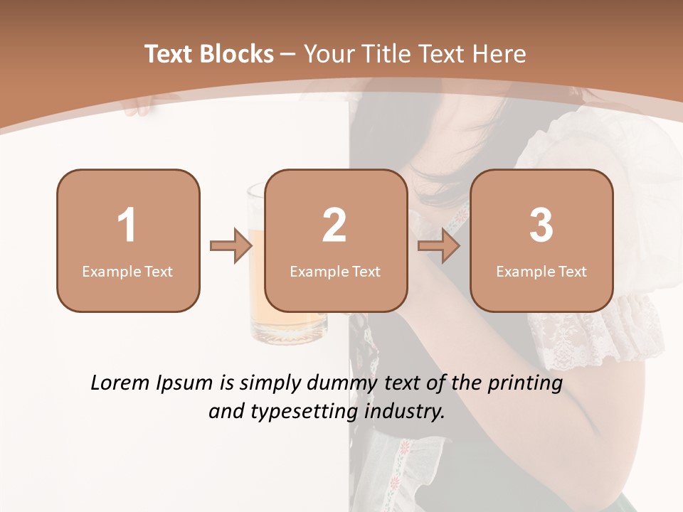 German Beautiful Cute PowerPoint Template