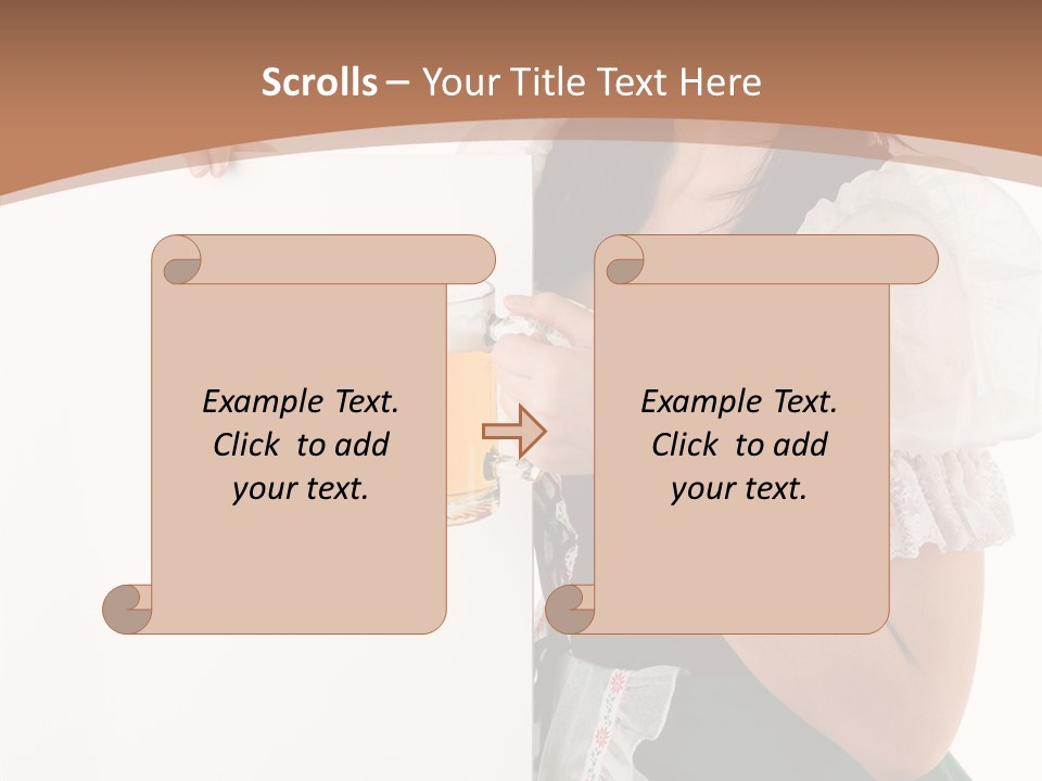 German Beautiful Cute PowerPoint Template