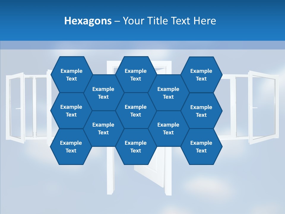 Hope White Enter PowerPoint Template