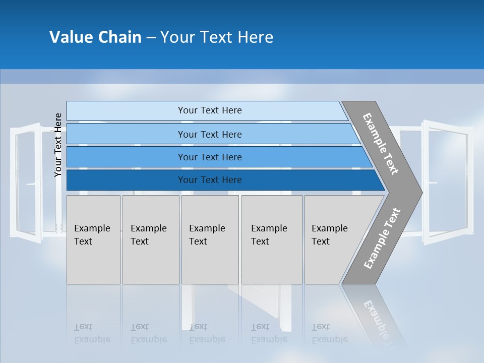 Hope White Enter PowerPoint Template