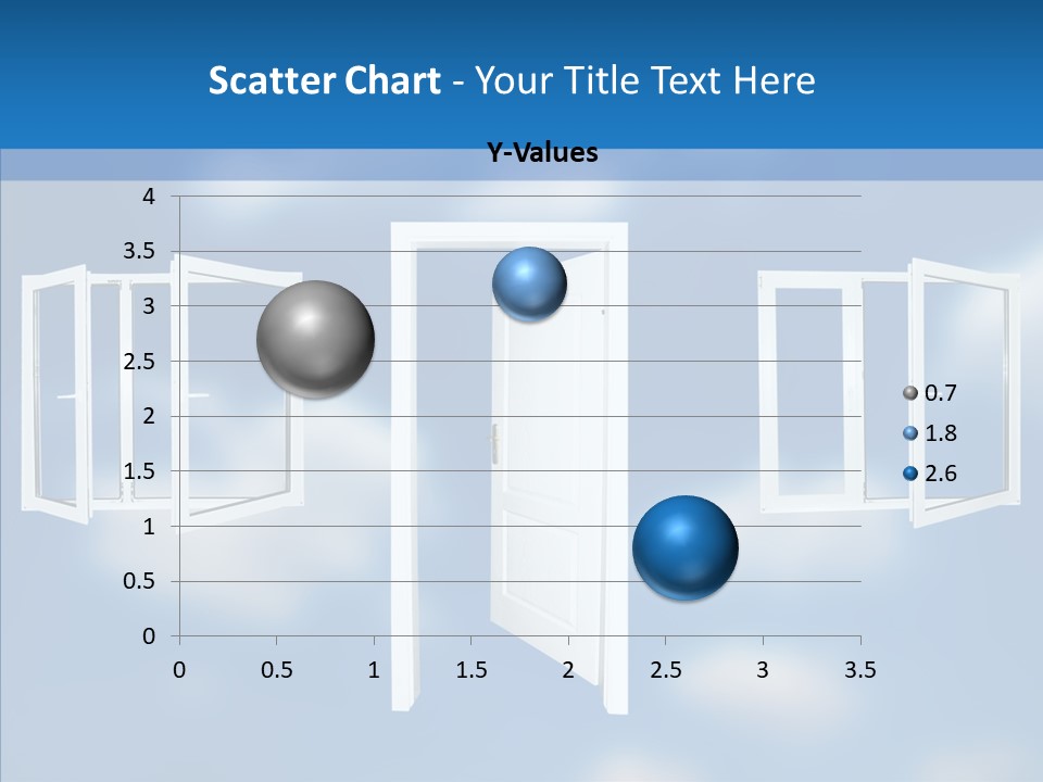 Hope White Enter PowerPoint Template