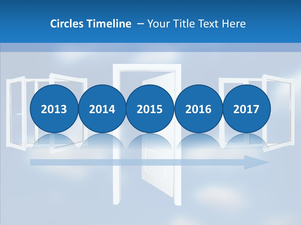 Hope White Enter PowerPoint Template