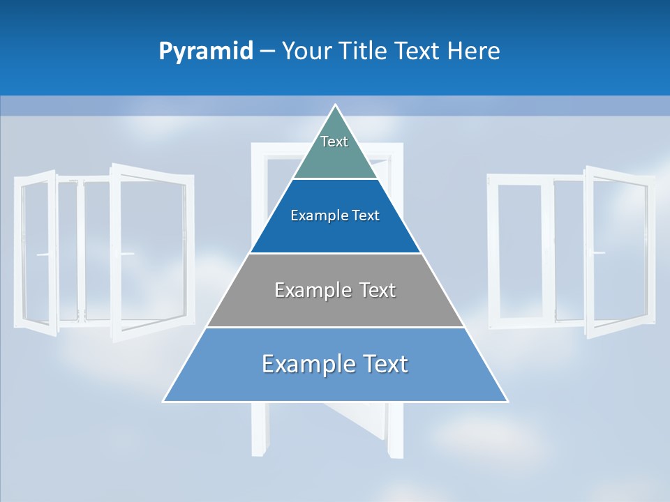 Hope White Enter PowerPoint Template