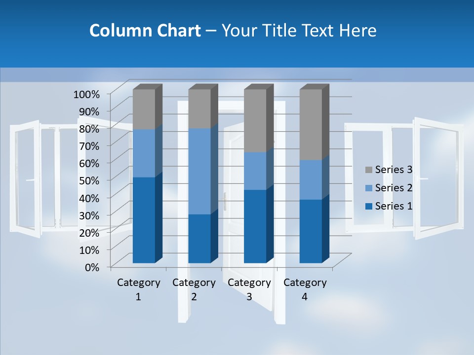 Hope White Enter PowerPoint Template