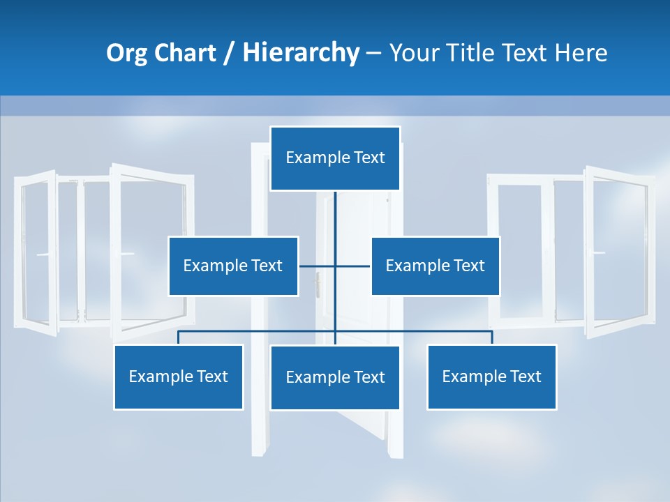 Hope White Enter PowerPoint Template