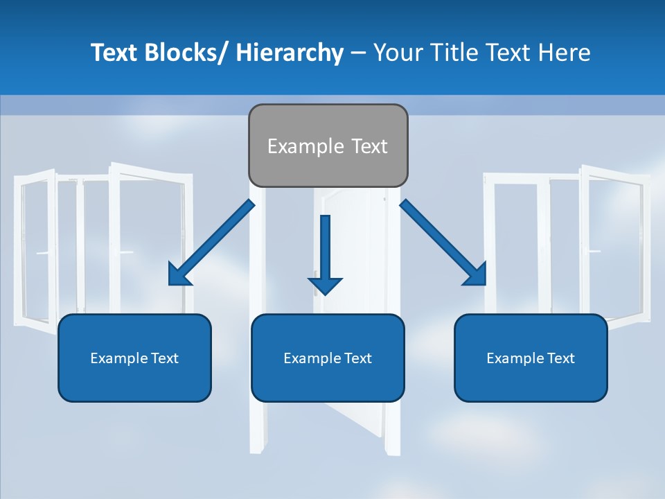 Hope White Enter PowerPoint Template