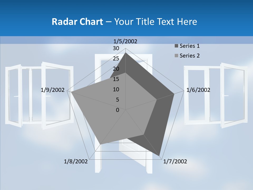 Hope White Enter PowerPoint Template