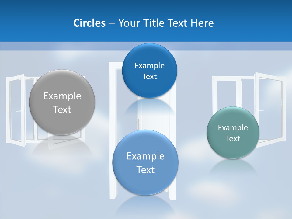 Hope White Enter PowerPoint Template
