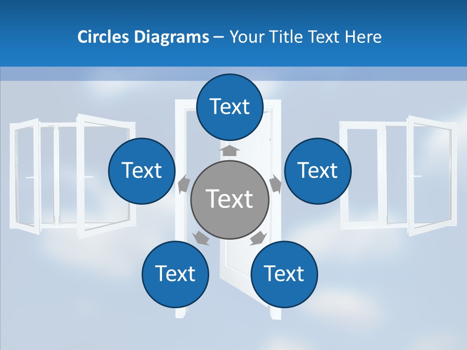 Hope White Enter PowerPoint Template