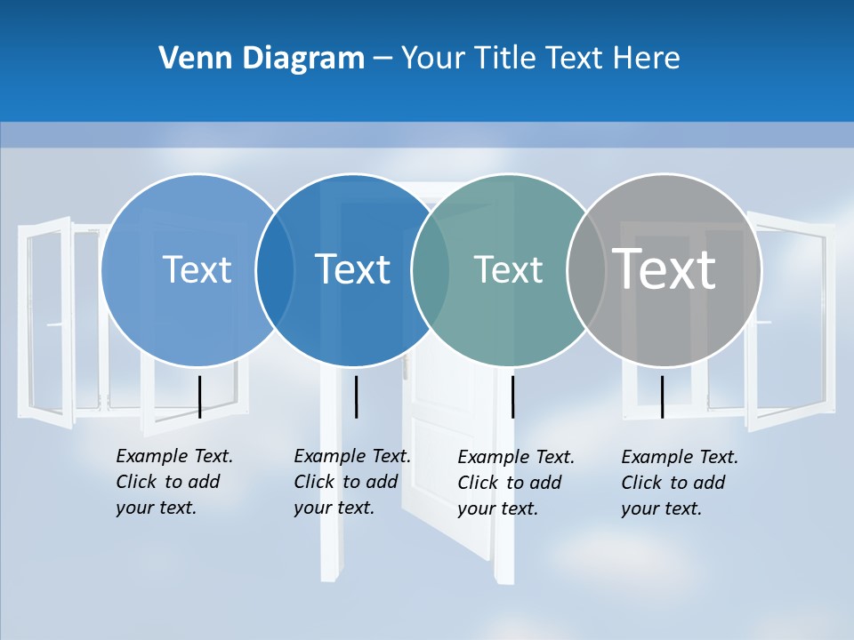 Hope White Enter PowerPoint Template