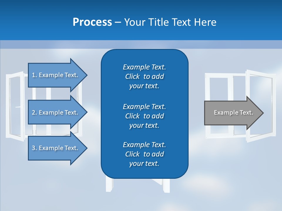 Hope White Enter PowerPoint Template