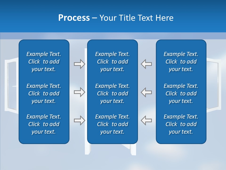 Hope White Enter PowerPoint Template