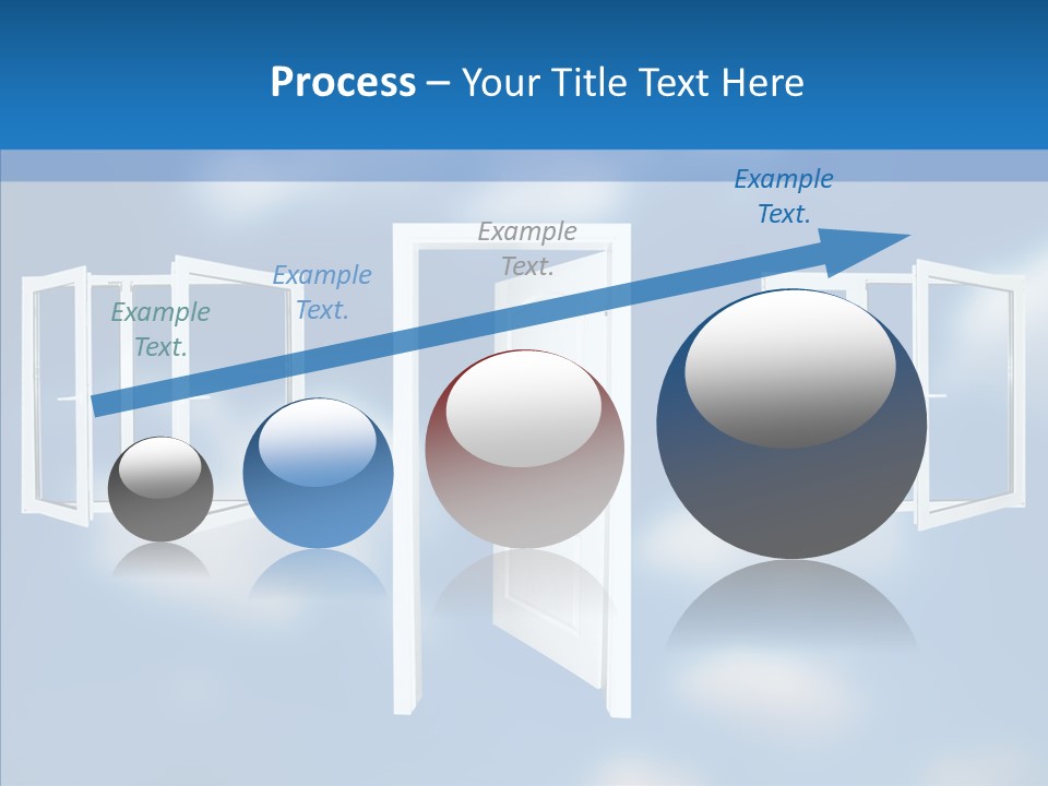 Hope White Enter PowerPoint Template