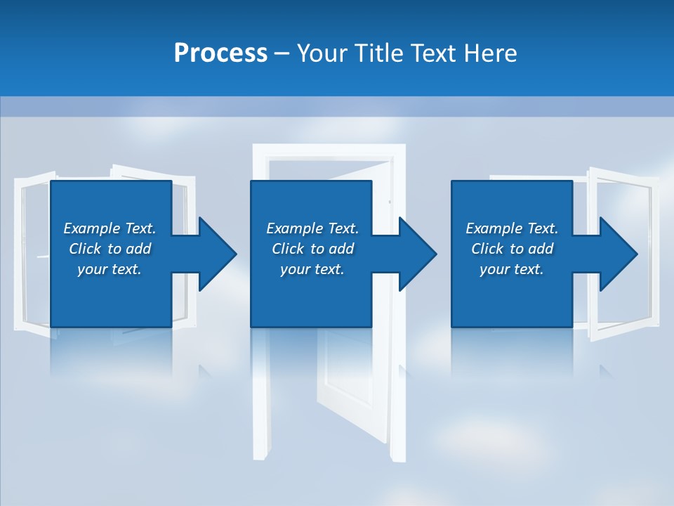 Hope White Enter PowerPoint Template