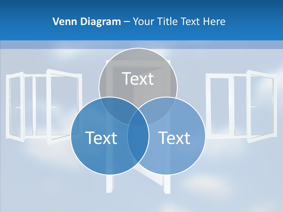 Hope White Enter PowerPoint Template