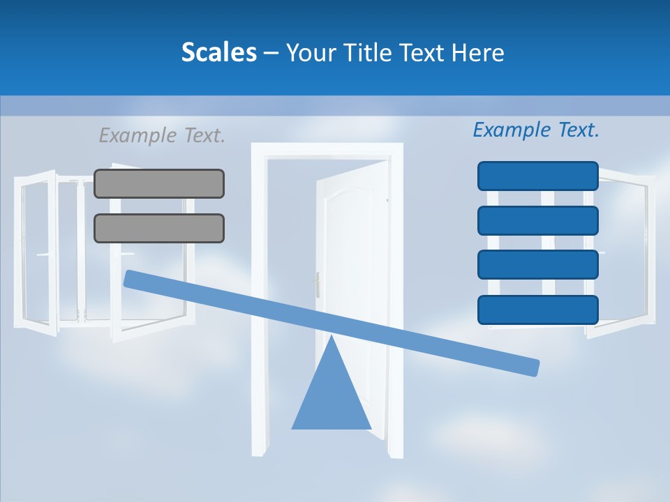 Hope White Enter PowerPoint Template