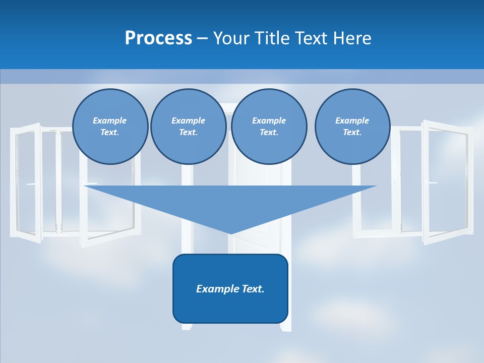 Hope White Enter PowerPoint Template