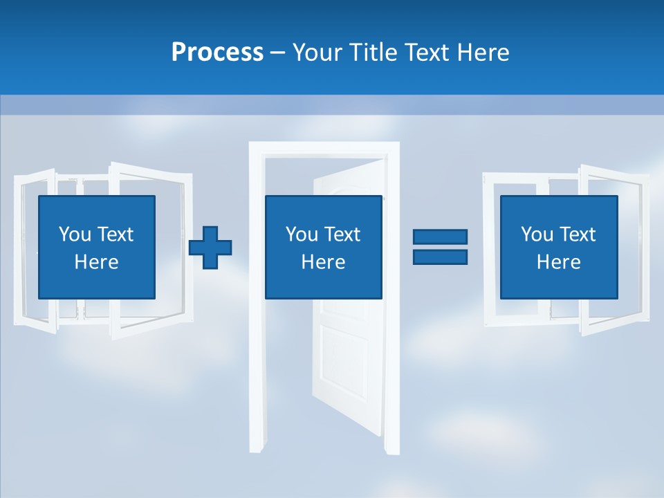 Hope White Enter PowerPoint Template