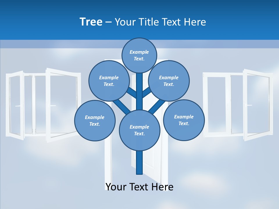 Hope White Enter PowerPoint Template