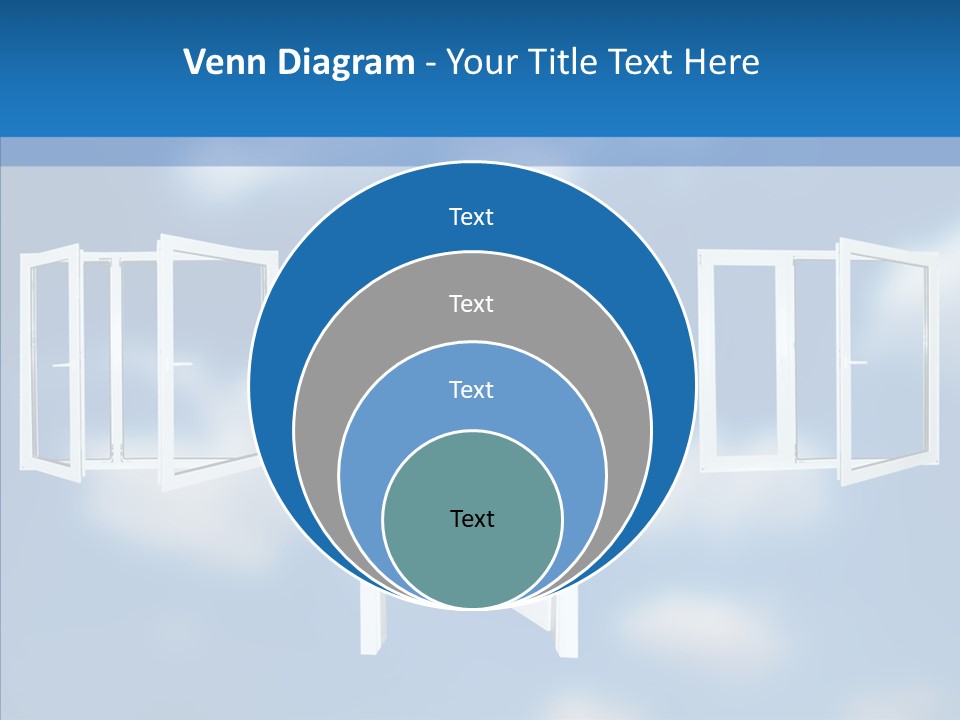 Hope White Enter PowerPoint Template