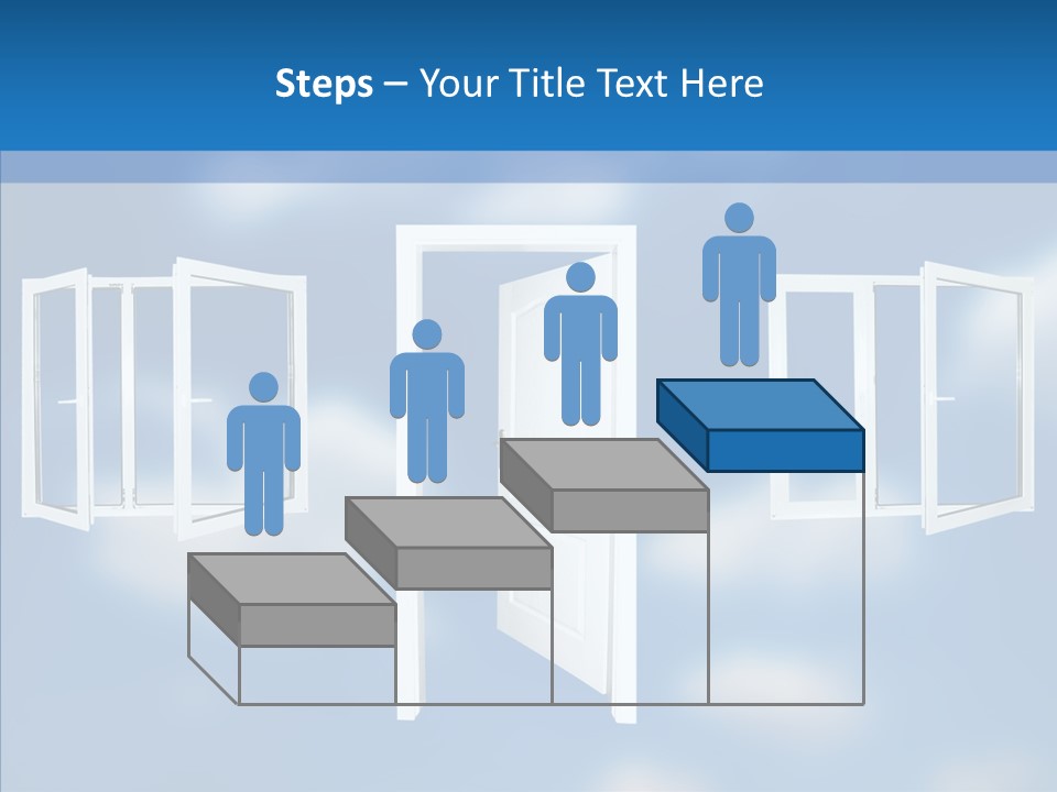 Hope White Enter PowerPoint Template