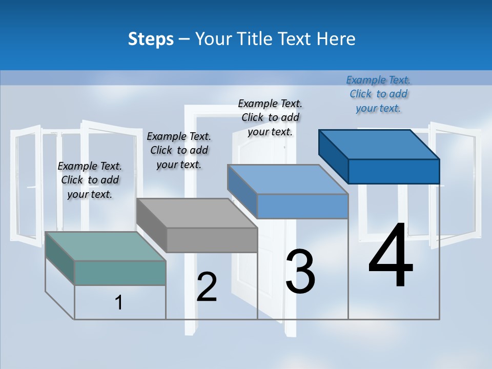 Hope White Enter PowerPoint Template