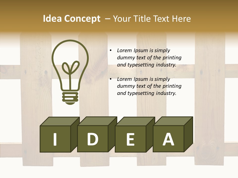 Separate Set Business PowerPoint Template