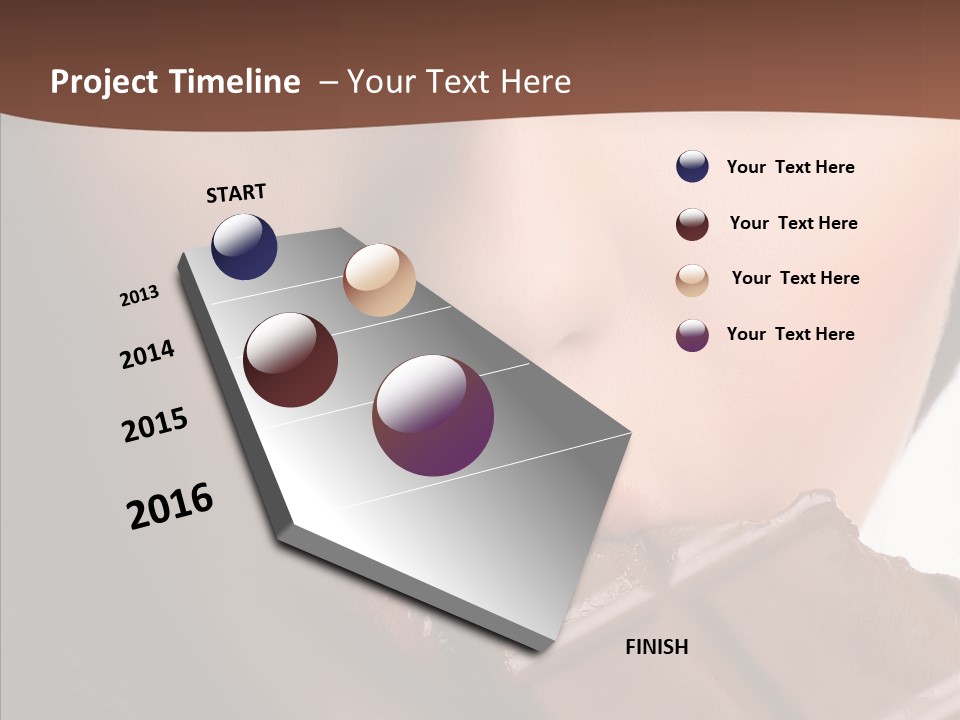 Care Skin Eyelashes PowerPoint Template