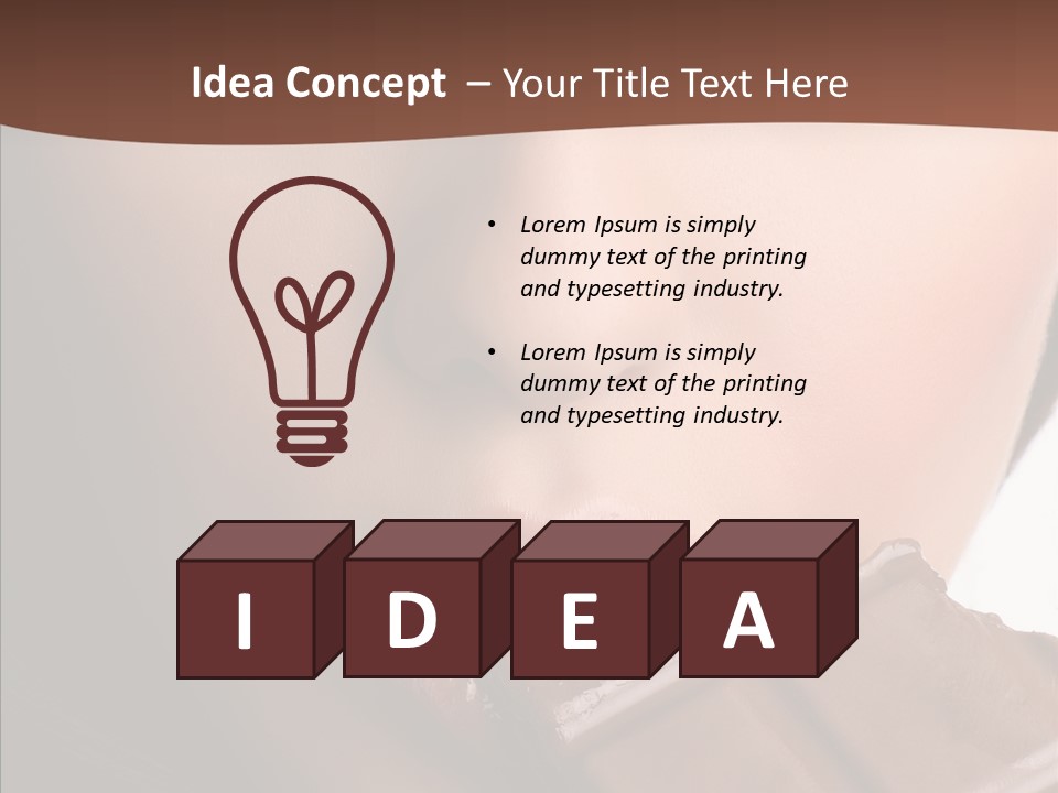 Care Skin Eyelashes PowerPoint Template