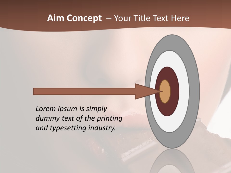 Care Skin Eyelashes PowerPoint Template