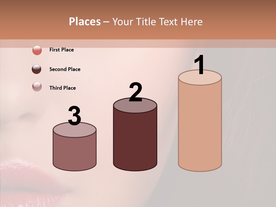 Care Half Caucasian PowerPoint Template