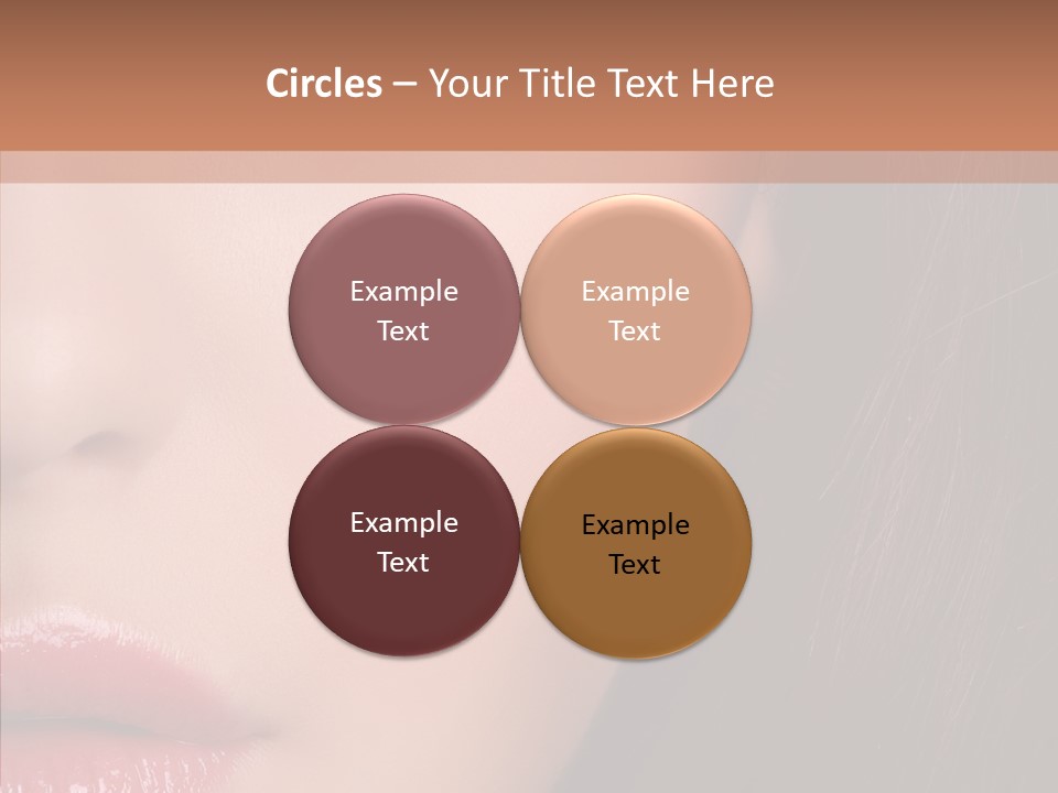 Care Half Caucasian PowerPoint Template