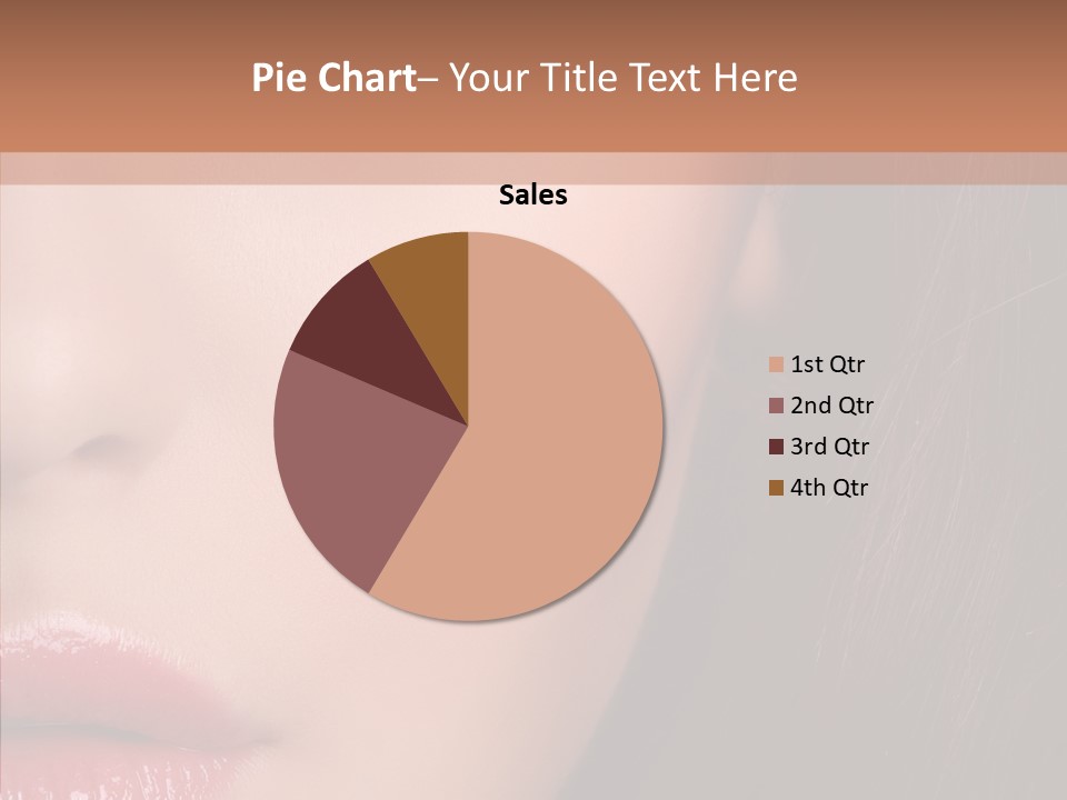 Care Half Caucasian PowerPoint Template