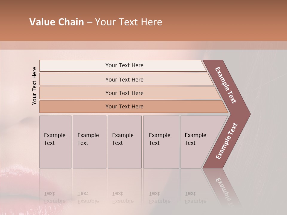 Care Half Caucasian PowerPoint Template