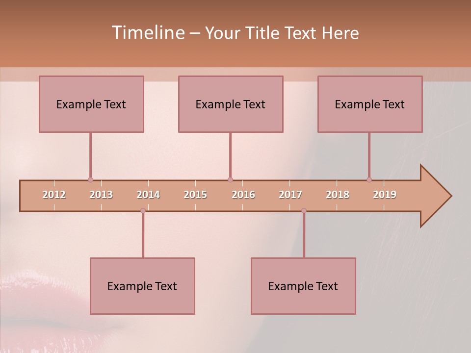 Care Half Caucasian PowerPoint Template