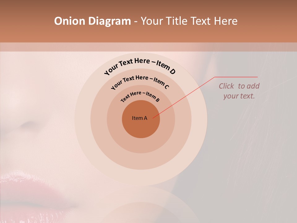 Care Half Caucasian PowerPoint Template