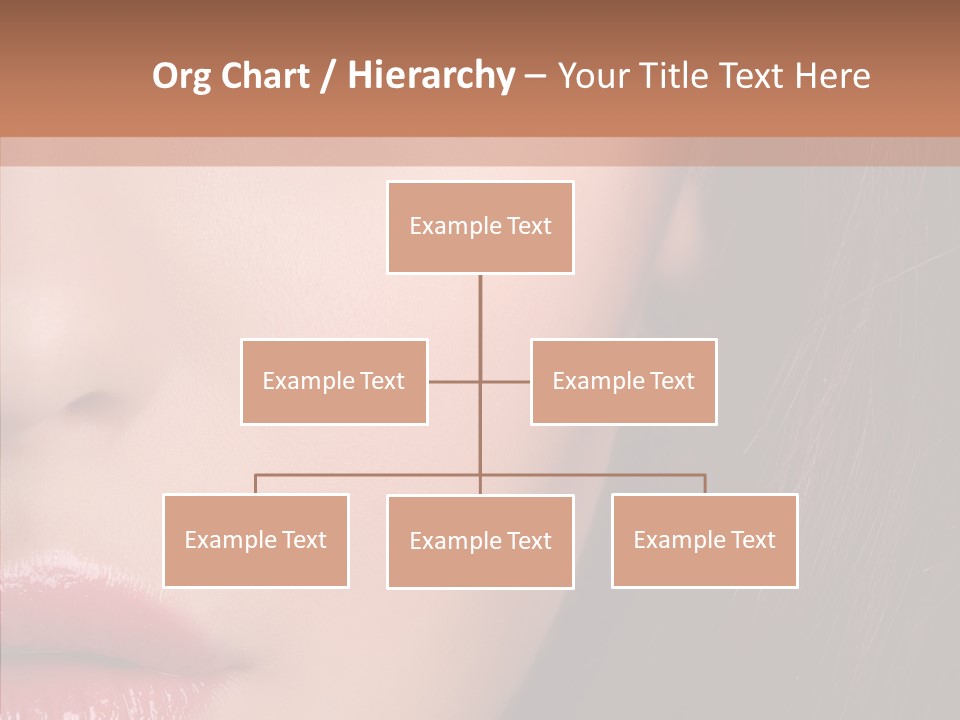 Care Half Caucasian PowerPoint Template