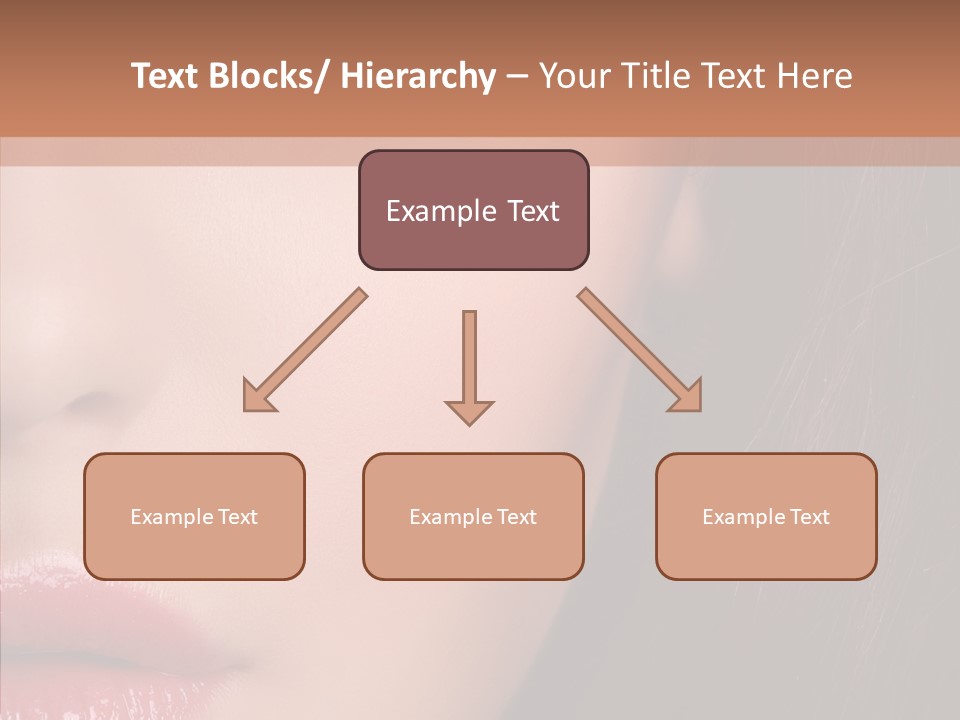 Care Half Caucasian PowerPoint Template