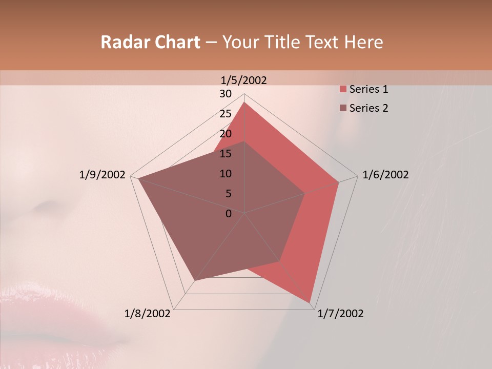 Care Half Caucasian PowerPoint Template