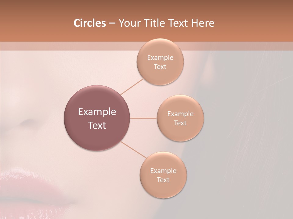 Care Half Caucasian PowerPoint Template