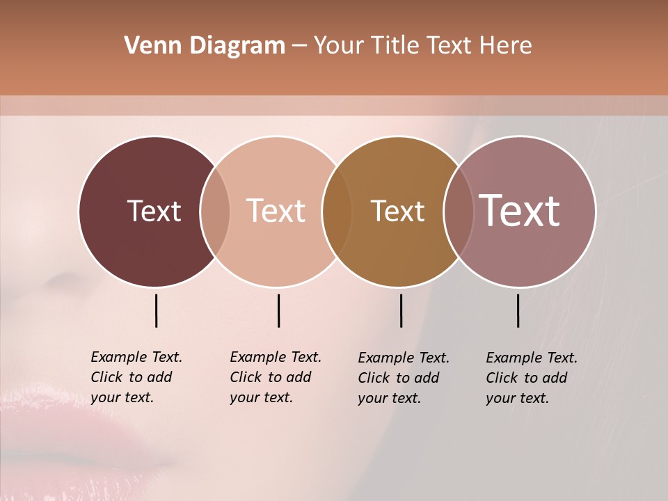 Care Half Caucasian PowerPoint Template