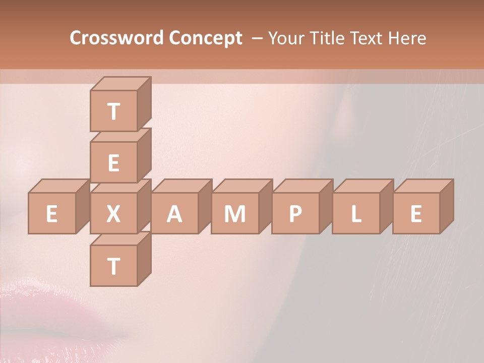 Care Half Caucasian PowerPoint Template