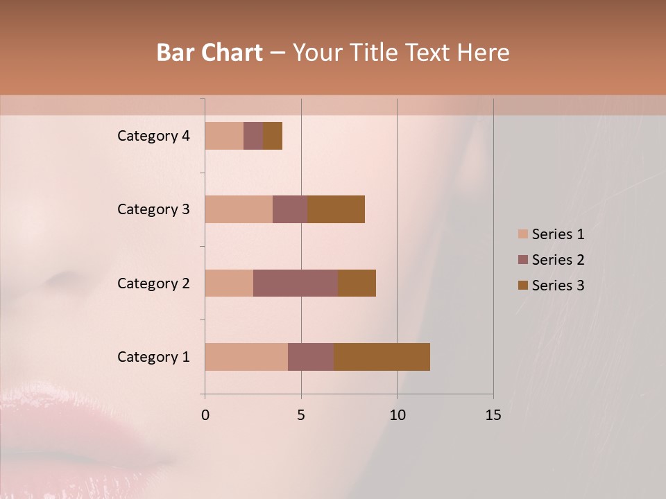 Care Half Caucasian PowerPoint Template