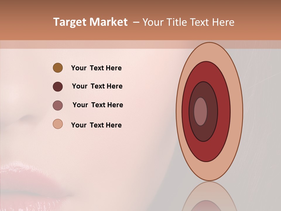 Care Half Caucasian PowerPoint Template