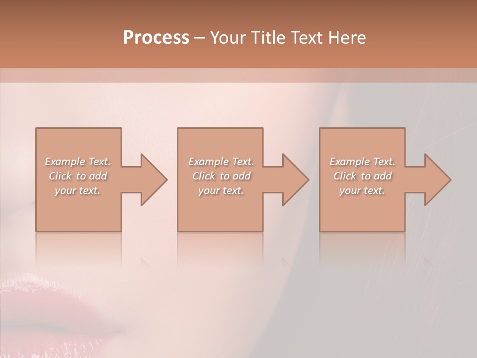 Care Half Caucasian PowerPoint Template